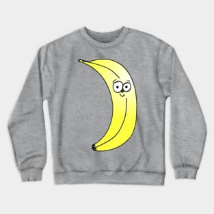 Cute Happy Banana Doodle Crewneck Sweatshirt